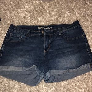old navy boyfriend jean shorts